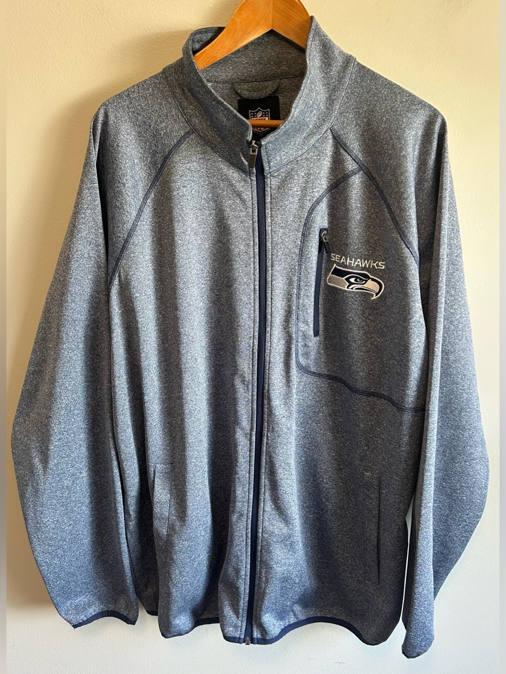NFL Apparel Seattle Seahawks Full-Zip Sweater Jacket Men’s XXL G-III Like New